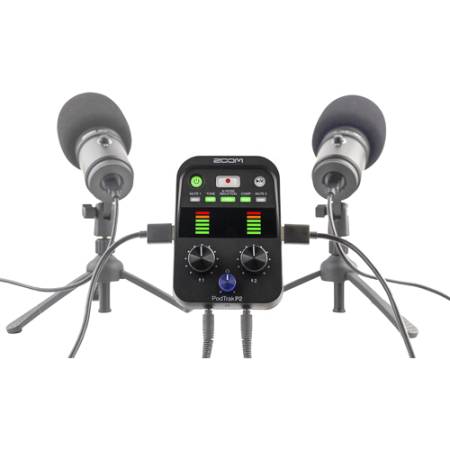 Zoom PodTrak P2 - mini rejestrator cyfrowy audio do podcastów, USB, 24-Bit, 48 kHz_Przykład zastosowania_3